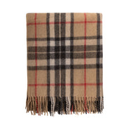 Wool Blend Tartan Knee Blanket Thomson Camel - Heritage Of Scotland - THOMSON CAMEL