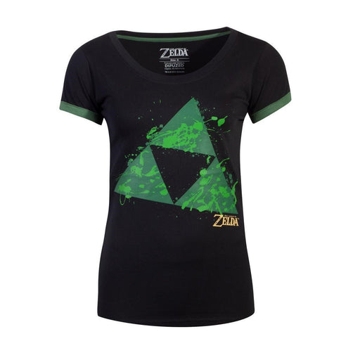 Zelda Triforce Splatter Women's T-Shirt - Heritage Of Scotland - NA